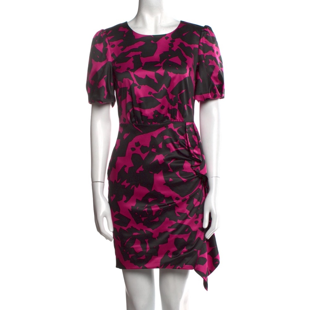 Milly Silk Printed Mini Dress - 0